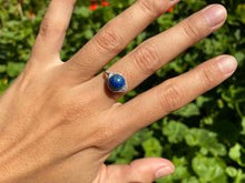 Load image into Gallery viewer, Lapis Wire Wrapped Ring
