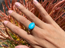 Load image into Gallery viewer, Turquoise Wire Wrapped Ring
