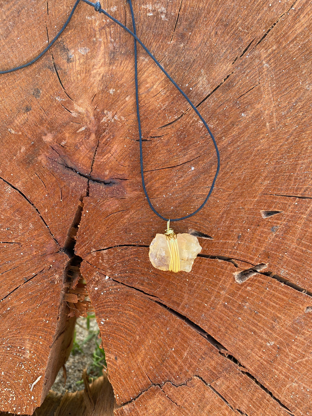 Citrine Adjustable Necklace